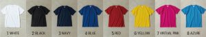 BL0100(16100)｜Active DRY T-shirtカラーバリエーション